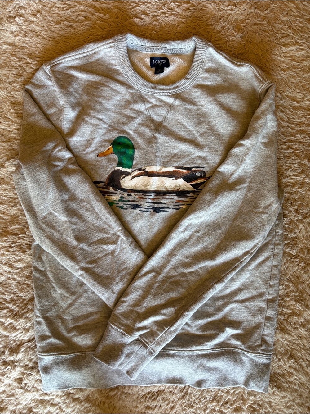 J Crew duck sweatshirt S